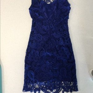 Boutique lace overlay dress